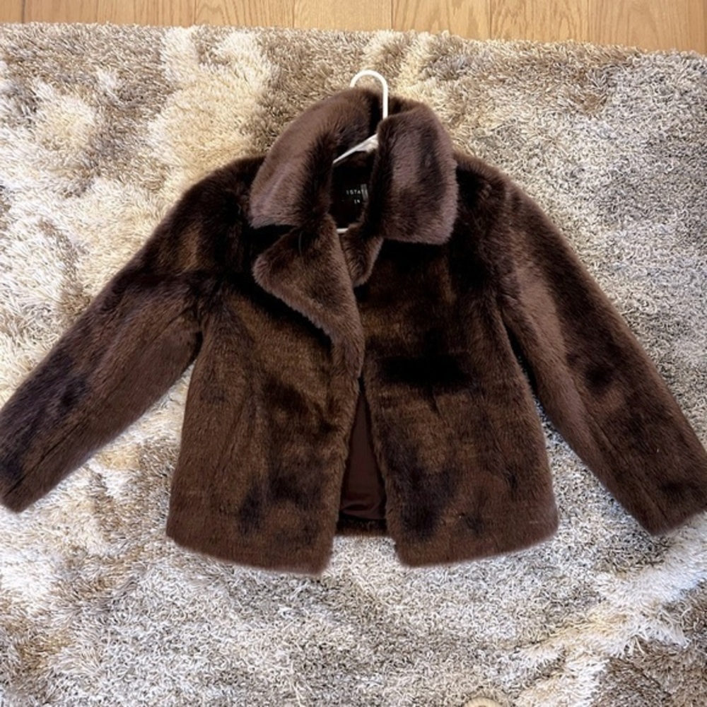 NWOT 1 State Furry Coat